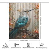 Flight of Fancy Bird Shower Curtain