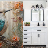 Flight of Fancy Bird Shower Curtain