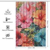 FloralWhispers Hibiscus Shower Curtain