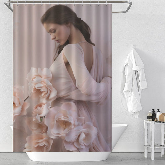 Floral Blush Shower Curtain