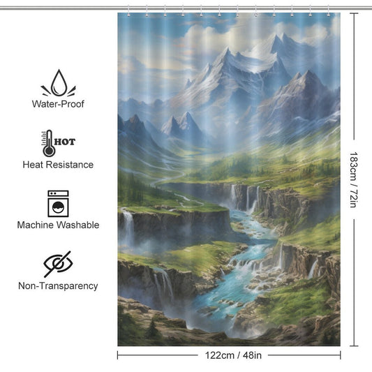 Floral Nature Shower Curtain