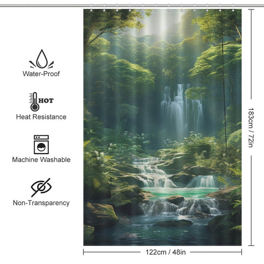 Forest Nature Shower Curtain