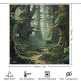 Forest Retreat Woods Shower Curtain