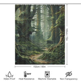 Forest Retreat Woods Shower Curtain