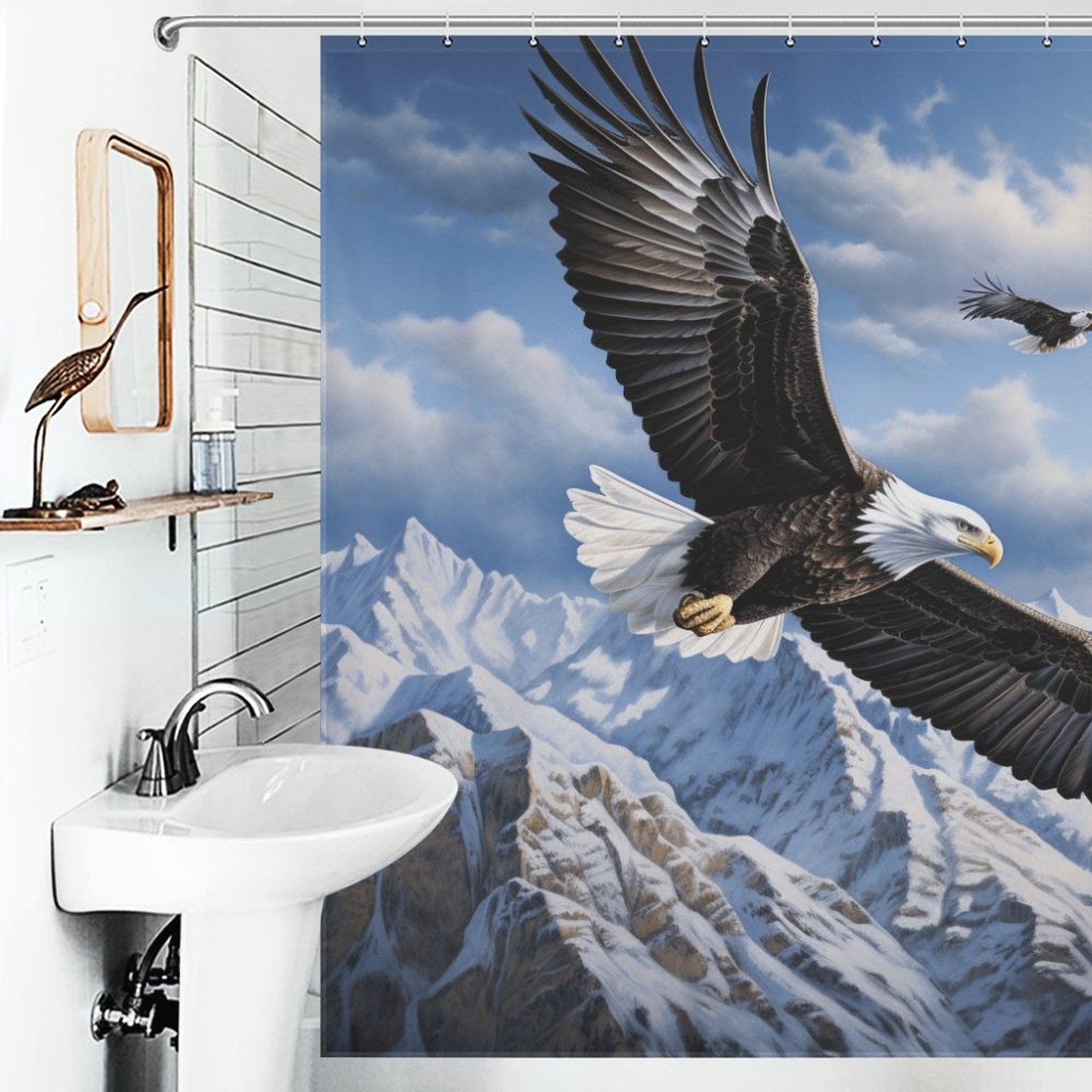 Freedom Eagle Shower Curtain