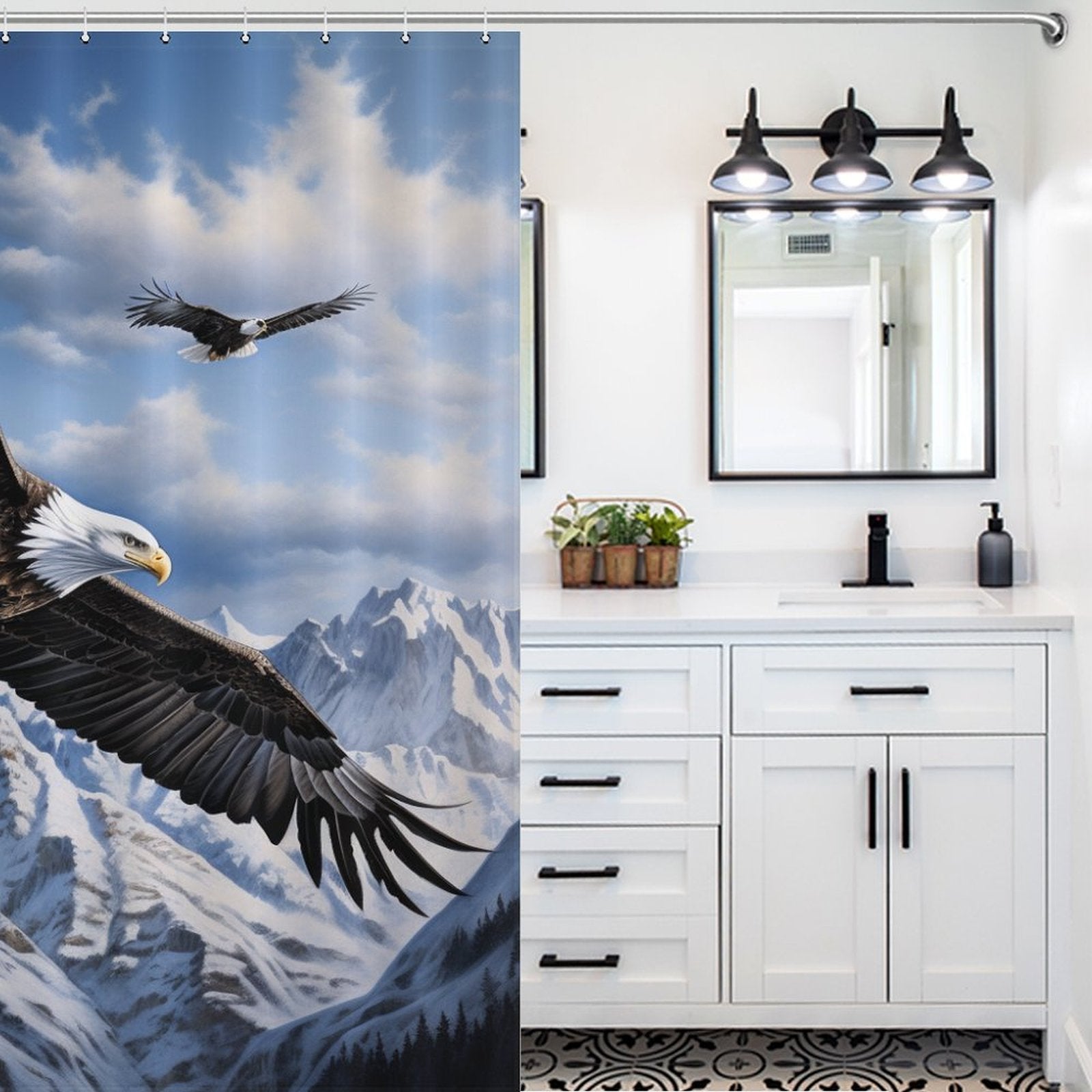 Freedom Eagle Shower Curtain