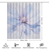 FreshMist Periwinkle Shower Curtain