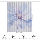 FreshMist Periwinkle Shower Curtain