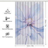 FreshMist Periwinkle Shower Curtain