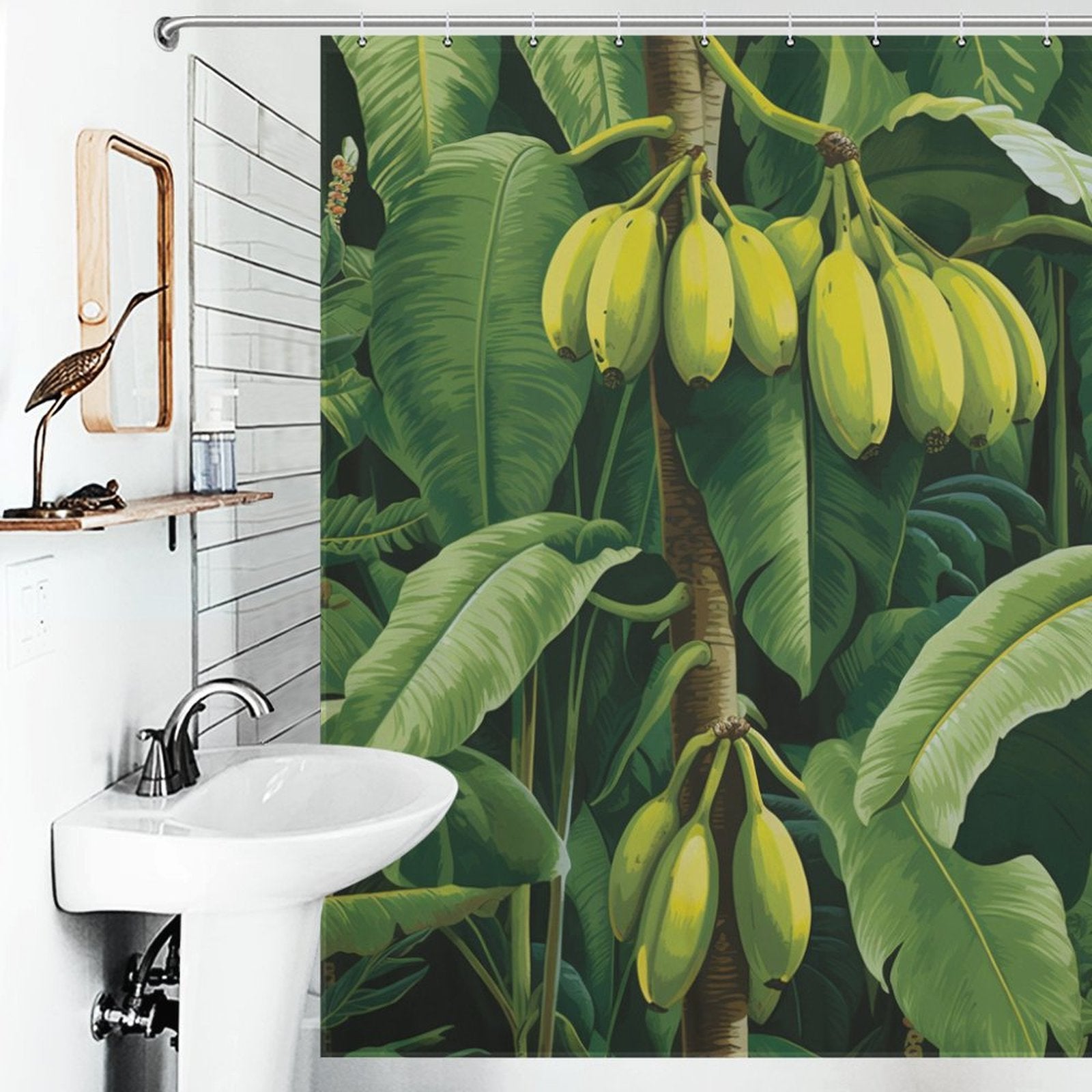 Fresh Fruit Banana Shower Curtain