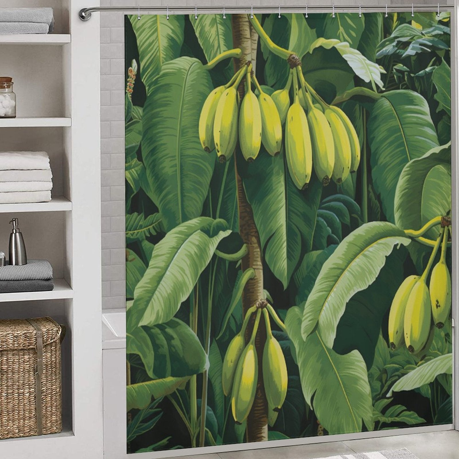 Fresh Fruit Banana Shower Curtain