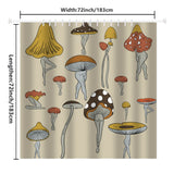 Funny Butt Mushroom Shower Curtain