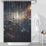 Galactic Dreams Planet Shower Curtain