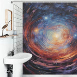 Galaxy Print Space Shower Curtain