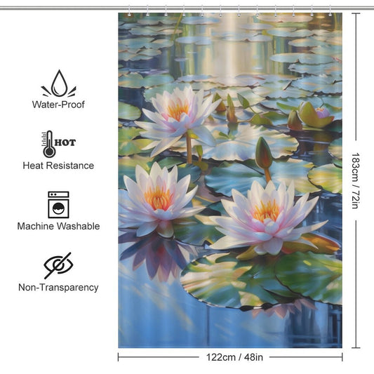 GardenView Pond Lily Shower Curtain