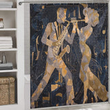 Gatsby Inspired 1920s Shower Curtain