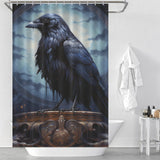 Gothic Raven Shower Curtain