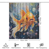 Graceful Goldfish Shower Curtain 