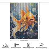 Graceful Goldfish Shower Curtain 