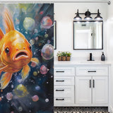 Graceful Goldfish Shower Curtain 