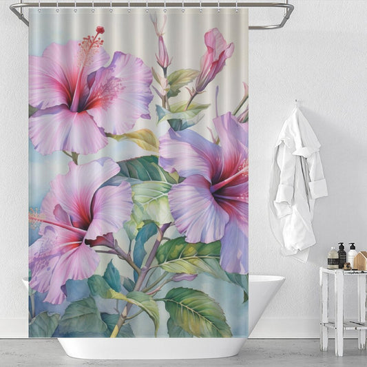 Harmony Hibiscus Shower Curtain