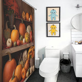 Harvest Glow Pumpkin Shower Curtain