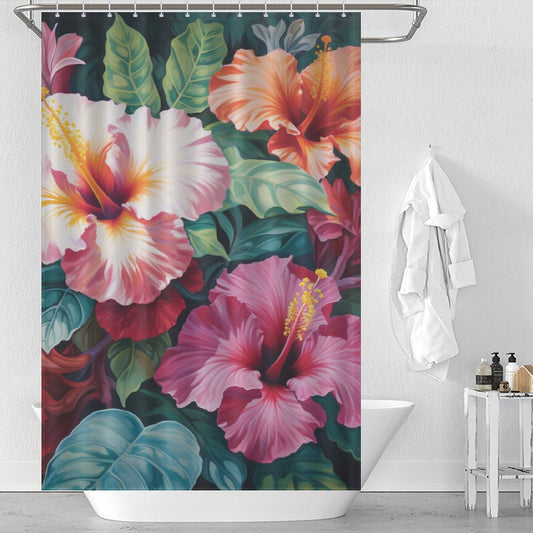 HibiscusEnchantment Shower Curtain