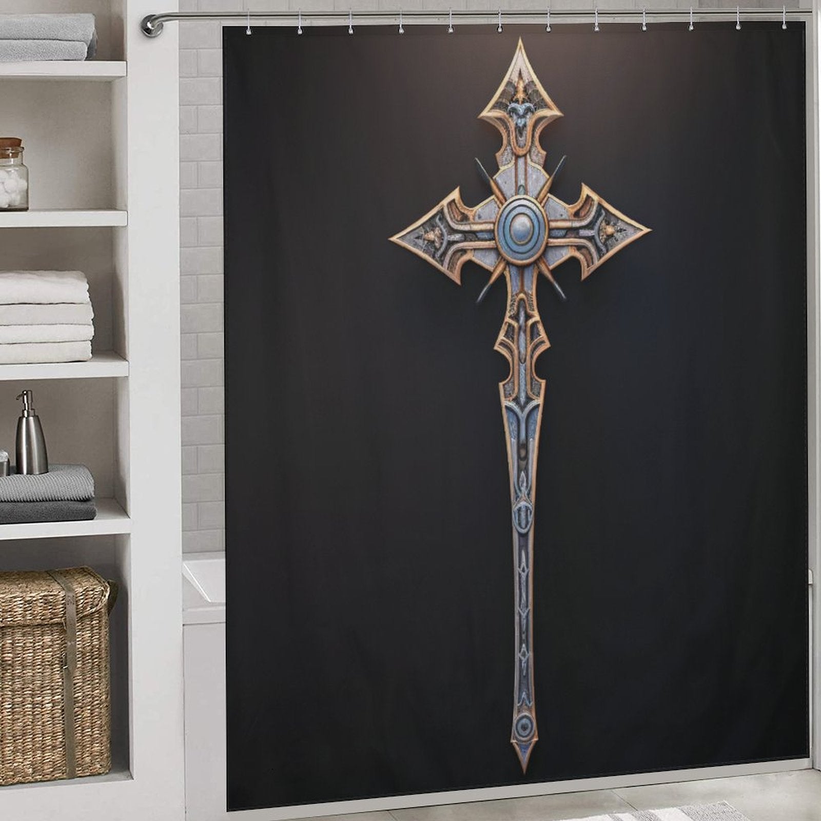 Hunt Spear Shower Curtain