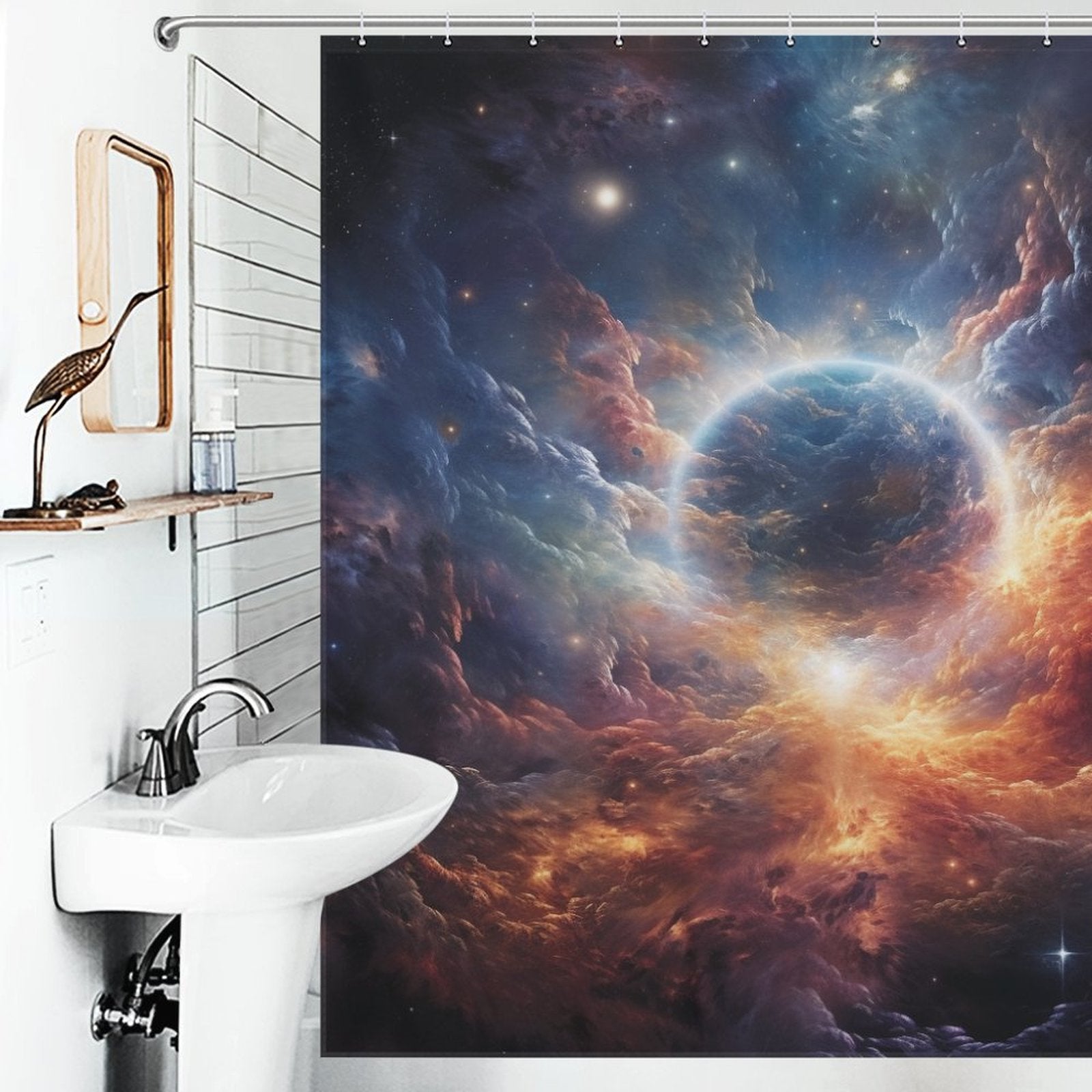 Interstellar Space Shower Curtain