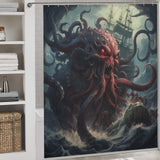 Intricate Tentacle Kraken Shower Curtain