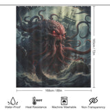 Intricate Tentacle Kraken Shower Curtain