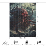 Intricate Tentacle Kraken Shower Curtain