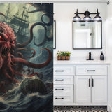 Intricate Tentacle Kraken Shower Curtain