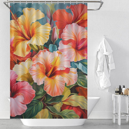 IslandTales Hibiscus Shower Curtain