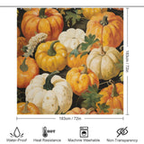 Joyful Pumpkin Shower Curtain