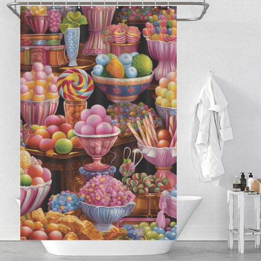 Joyful Sweet Candies Shower Curtain