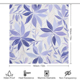 Lavender Touch Periwinkle Shower Curtain