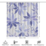 Lavender Touch Periwinkle Shower Curtain