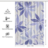 Lavender Touch Periwinkle Shower Curtain