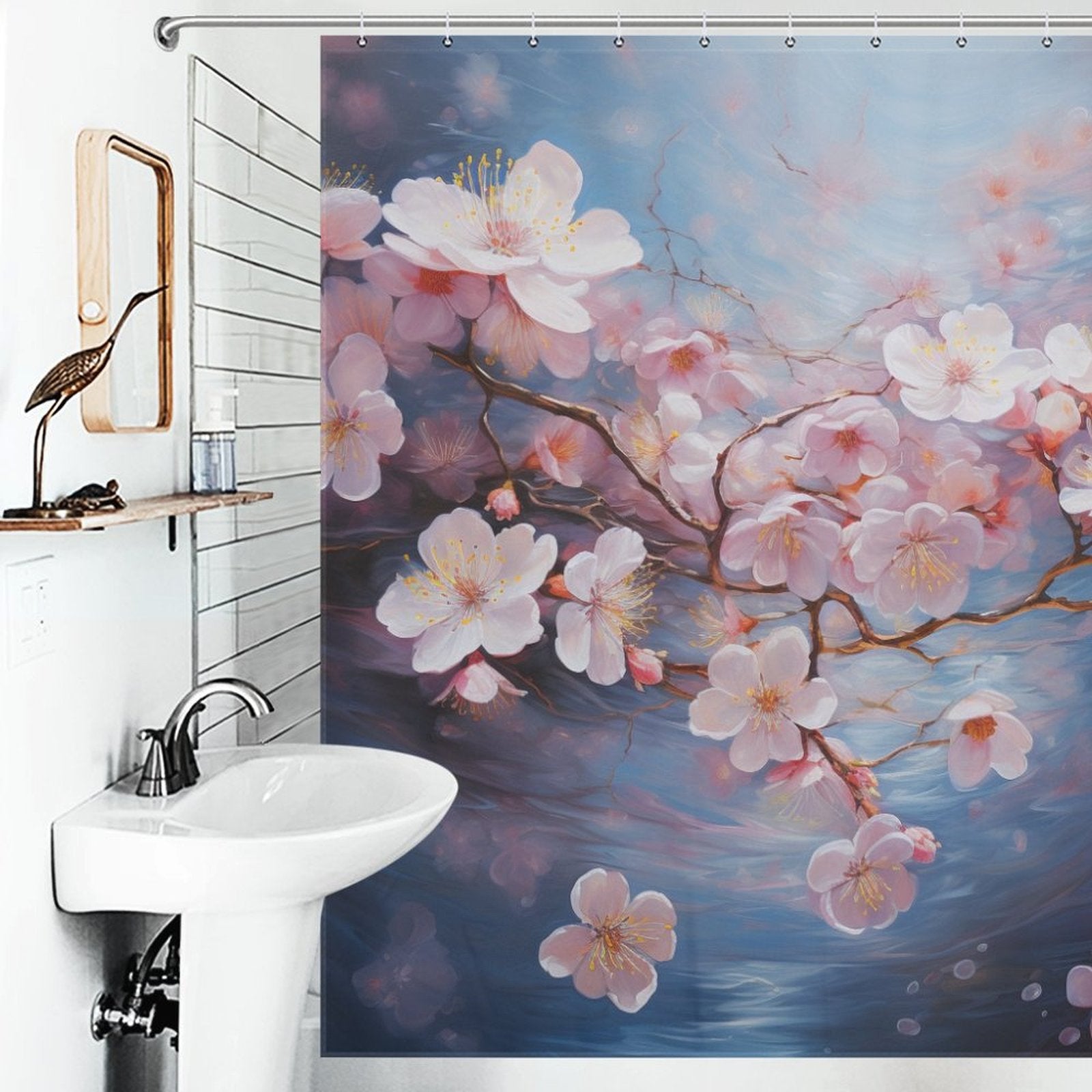 Lavish Plum Shower Curtain