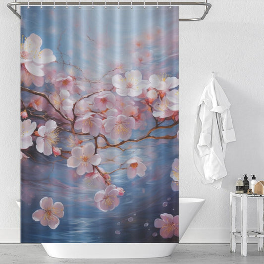 Lavish Plum Shower Curtain