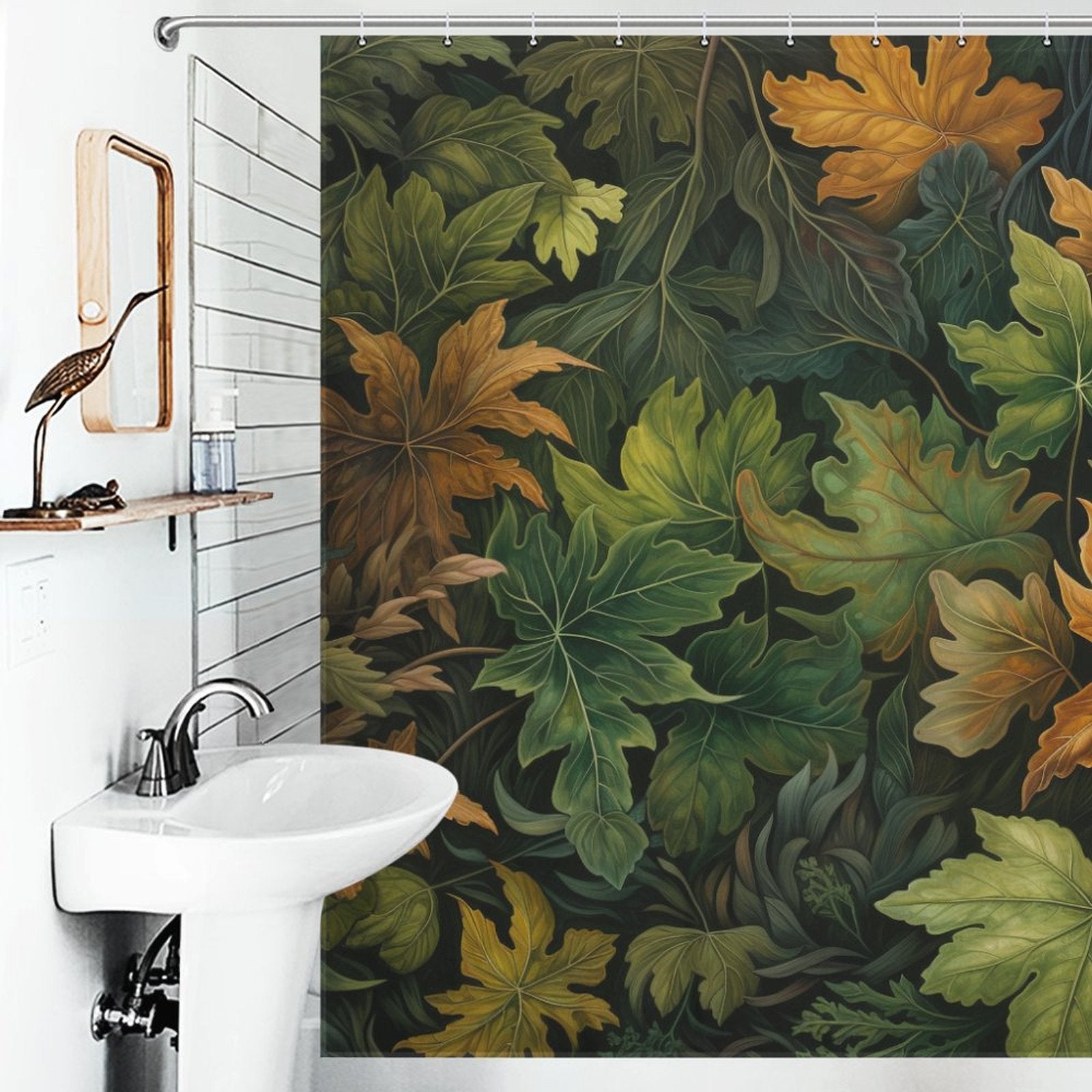 Leaf Shower Curtain Eco Harmony