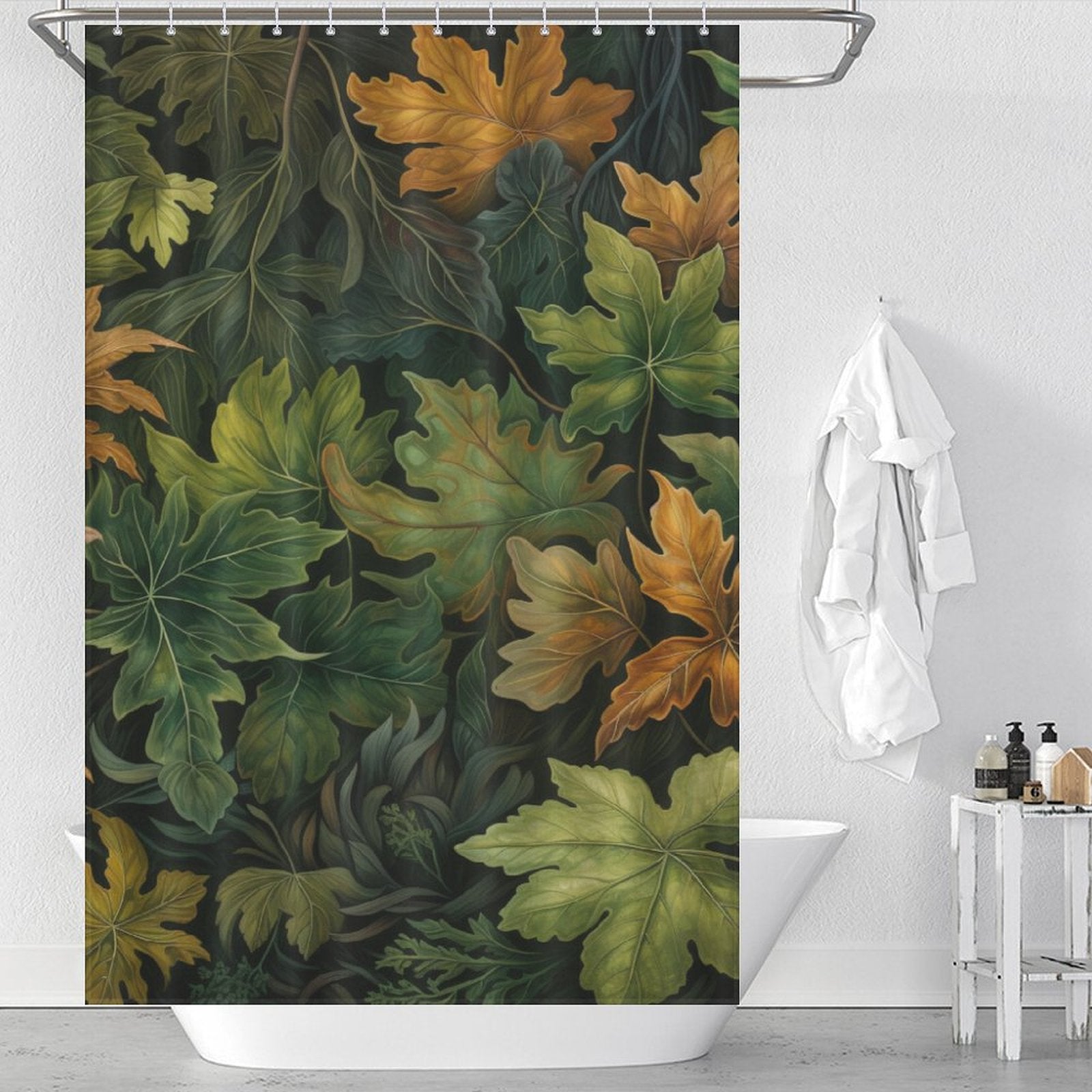 Leaf Shower Curtain Eco Harmony