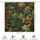 Leaf Shower Curtain Eco Harmony