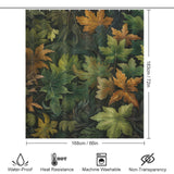 Leaf Shower Curtain Eco Harmony