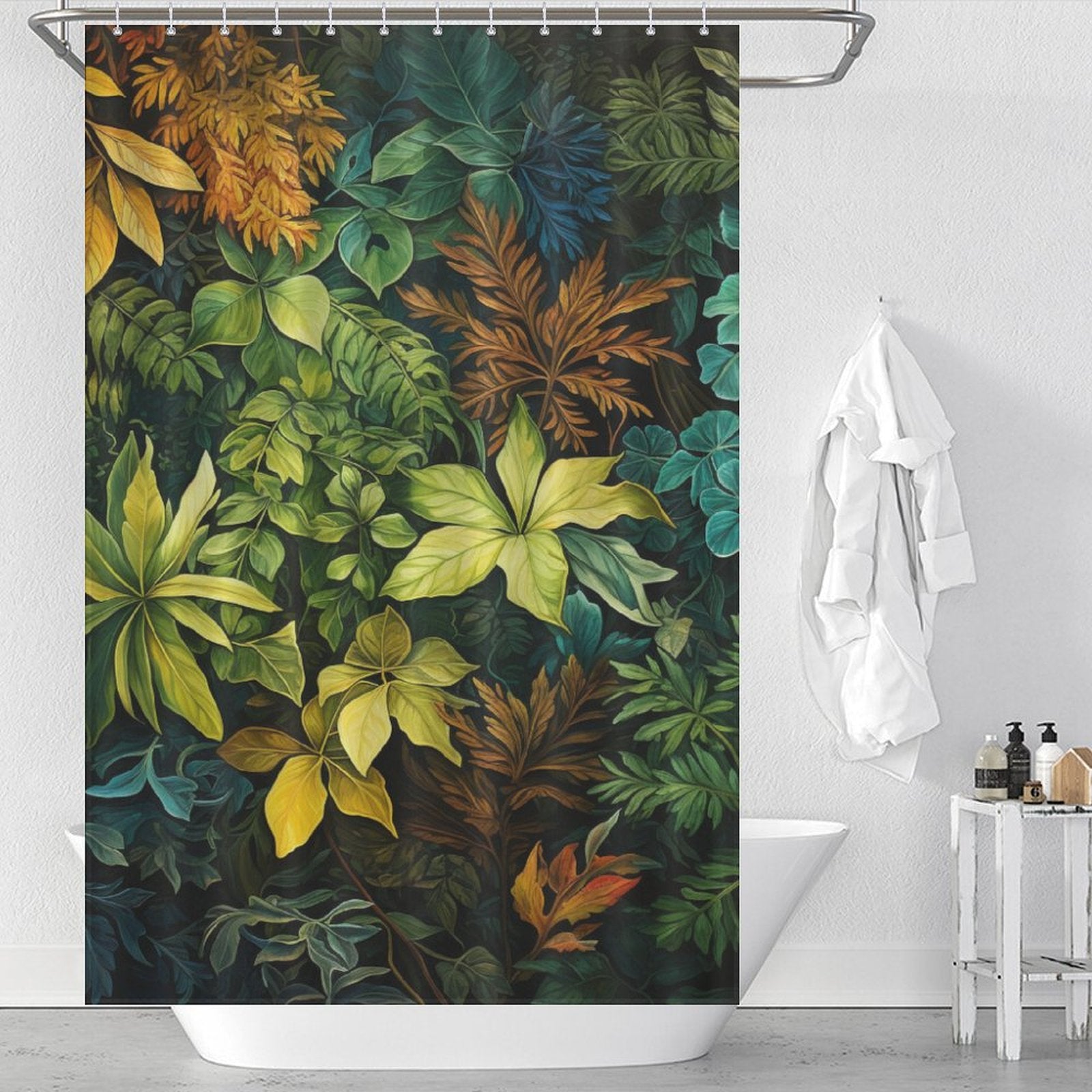 Leaf Shower Curtain Enchanted Forest