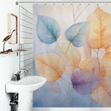 Leaf Shower Curtain Evergreen Touch