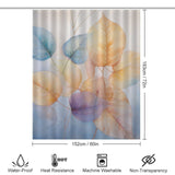 Leaf Shower Curtain Evergreen Touch