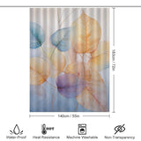 Leaf Shower Curtain Evergreen Touch