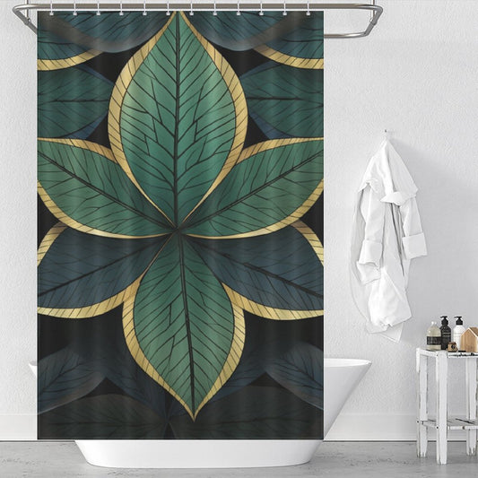 Leaf Shower Curtain Fresh Foliage